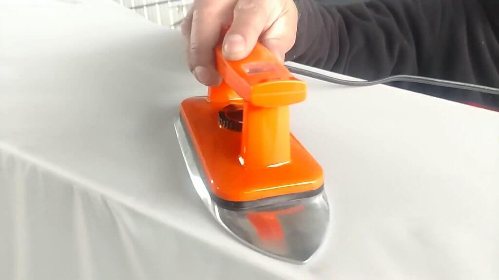 Applying fabric to an aircraft with the Fabric Pro iron